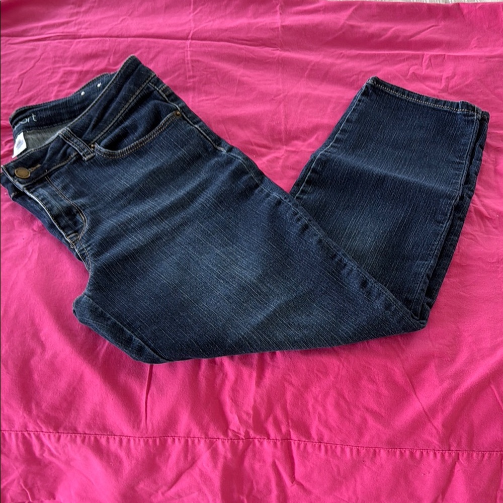 Westport Women's Boyfriend Blue Jeans 8 Petite